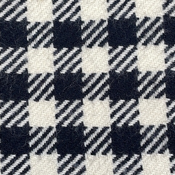 Salvatore Ferragamo Black White Checkered Plaid Blazer Mini Dress Jacket Sz 4 - Picture 6 of 14